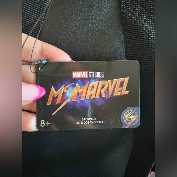 Ms Marvel Cosplay Mini Soft Backpack NWT - Picture 4 of 8